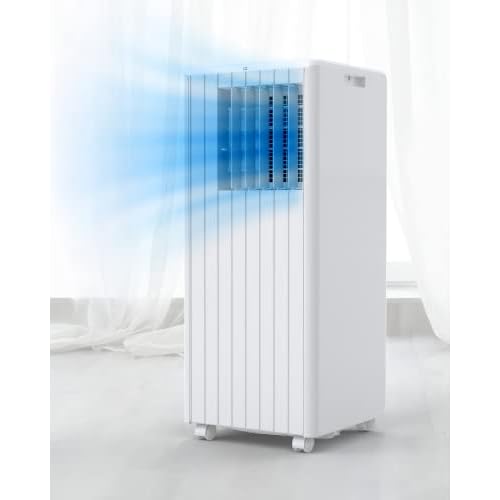 8,000 BTU Portable Air Conditioners Powerful AC Unit for Bedroom Room up to 350 sq.ft Drainage-free Standing Air Conditioner with Cool, Dehumidifier,
