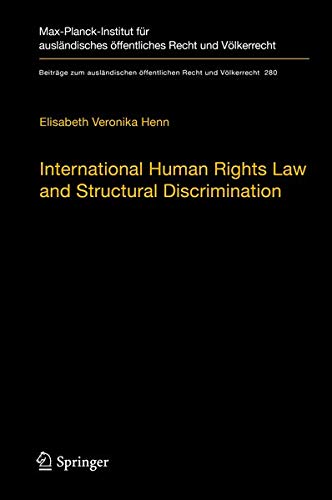 Buy International Human Rights Law and Structural Discrimination — BookShops.in