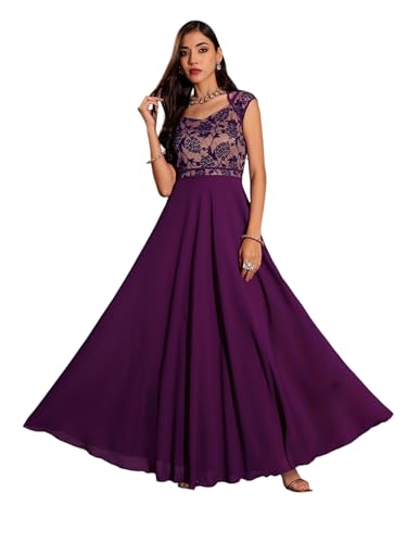 Robe longue pour femme pour sublimer la silhouette avec son encolure cœur