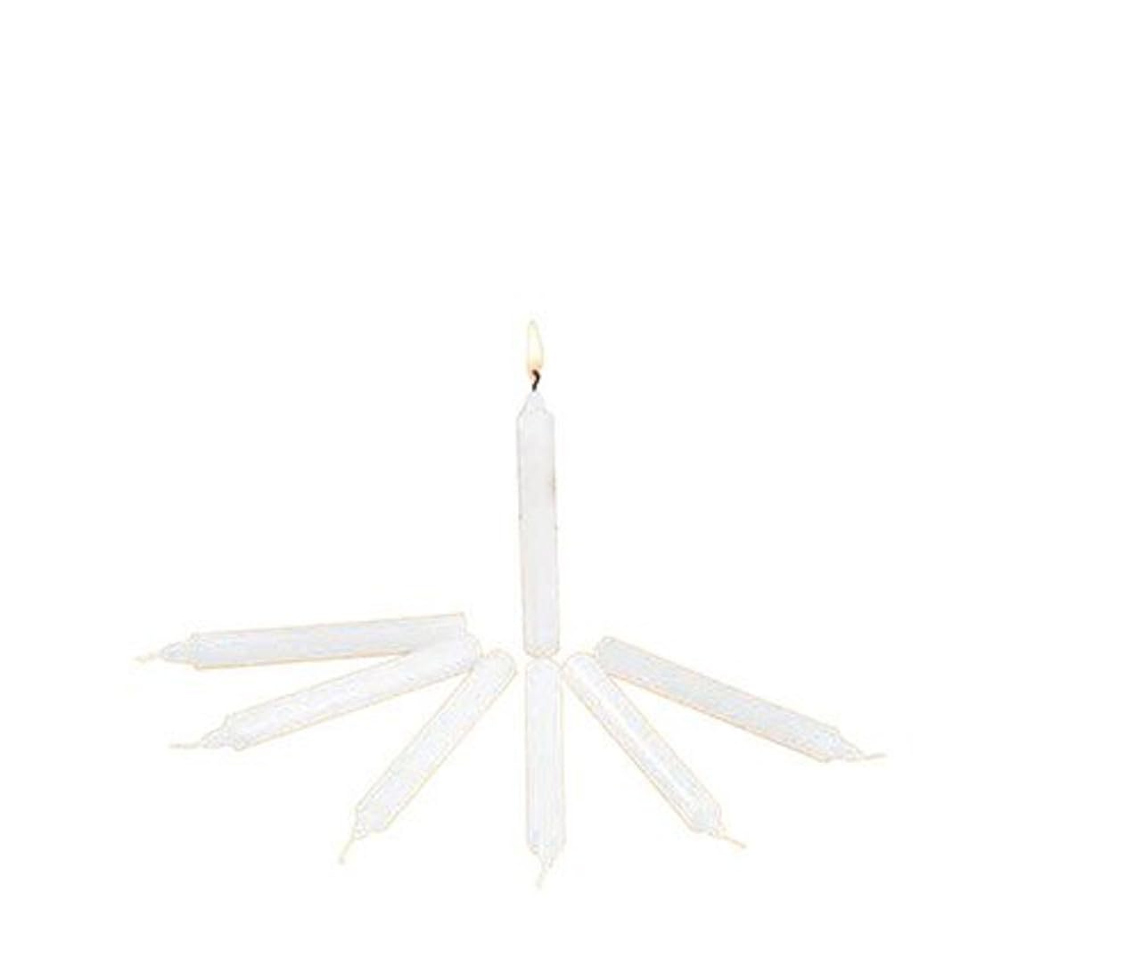 Trinity Church Supply No. 3 Polar Devotional with Paper Drip Protectors - Unscent Long Hours Lasting Candle for Baptism Prayer Easter Party Decoration