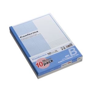(業務用セット) アピカ ノート(セミB5) 10冊入 B罫(6mm) RB3X10N 1パック(30枚×10冊) 【×10セット】
