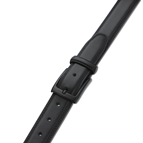 MILORDE Men's Genuine Leather Dress Belt, Handmade, 100% Cow Leather, Fashion & Classic Designs for Work Business and Casual