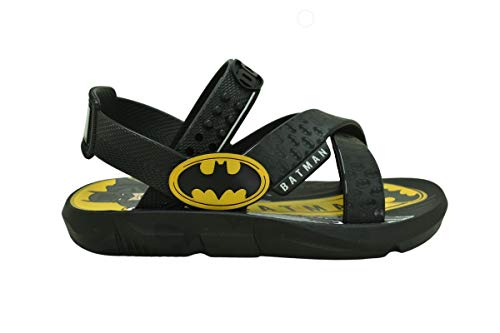 Chinelo Grendene Batman Batmovel Meninos S: Preto/G: Preto/Amarelo 26/27