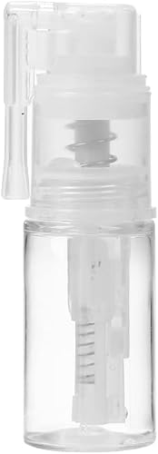 Vugyue Transparent Refillable 14ml Powder Spray Bottle, Empty Cosmetics Bottle, Hair Fiber Applicator, Glitter Spray Bottle for Craft Scrapbooking