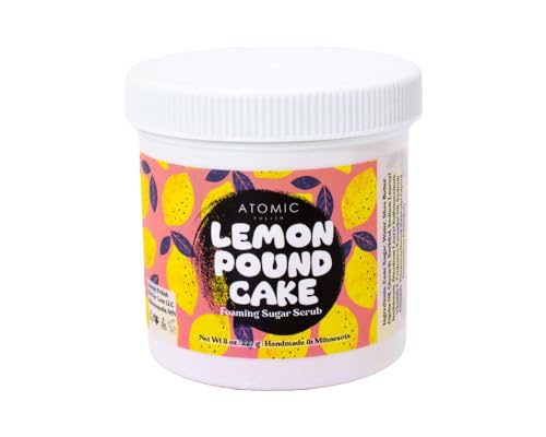 Handmade Foaming Sugar Scrub Lemon Pound Cake