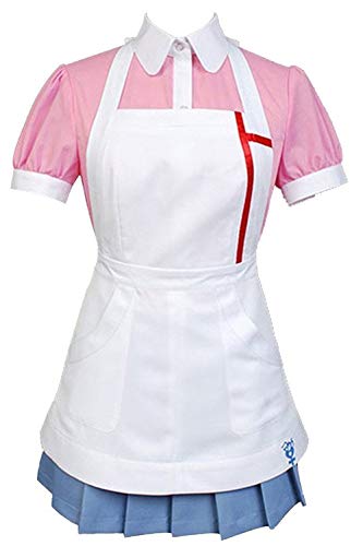 tianxinxishop Disfraz de Cosplay de Juego Japones para Mujer Uniforme de Escuela Secundaria Disfraz de Cosplay de Mikan Tsumiki Conjunto Completo, XXL