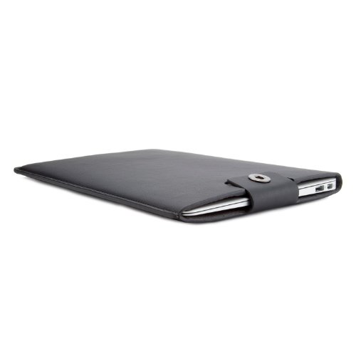 Housse MacBook Air 13 Noir Speck TrimSleeve SPK-A0293 en simili cuir élégant pour protection portable