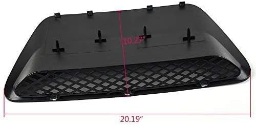 G-PLUS Hood Scoop Molding Bezel w/ 4 Retainer Nuts Compatible with Dodge Ram 1500 SRT10 2004-2005 YL23TZZAB 5029770AA