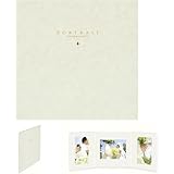 スクウェア写真台紙 No.2020 AZ 6切サイズ 3面(角×3枚) ホワイト タテ・ヨコ兼用 プレゼント贈り物 日本国内生産 AMM2020-6-3WT 4977187680232