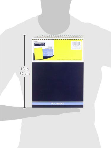 Mead Legal Pad, Top Spiral Bound, Wide Ruled Paper, 70 Sheets Count, 8-1/2" X 11", (3 Pack) #TOP2