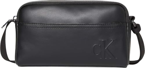 Calvin Klein Bold CK Camera Bag Lv04D3247G, Crossover Homme, Black (Black), Taille Unique