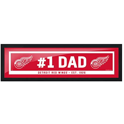 Sports Decor Detroit Red Wings #1 Dad 6x22 Frame