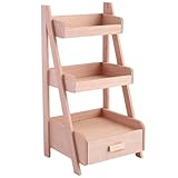 Accent décoratif idéal: que ce soit pour les amateurs ou les collectionneurs, cette étagère d'échelle miniature élève l'attrait esthétique des maisons de poupées en ajoutant une dimension et un intérêt, ce qui en fait un accessoire incontournable pour la décoration de la maison de poupée..Échelle de meubles de poupée