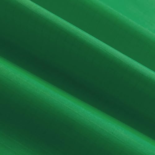 9KM DWLIFE Nylon Ripstop Fabric, Green 60x117 Inch, 40D Waterproof,