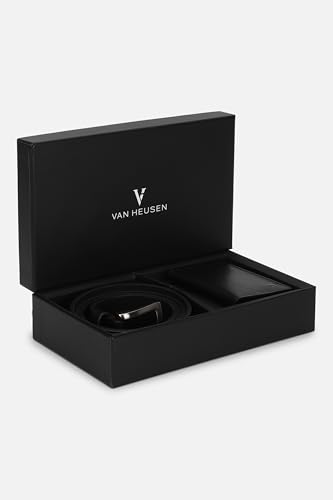 Image of Van Heusen Men Leather Belt & Wallet Combo Pack