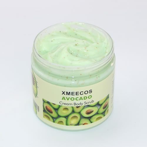 Xmeecos Avocado Body Cream Scrub Skin Cleanser Cruelty Free Prevent Cracked Skin thumb #3