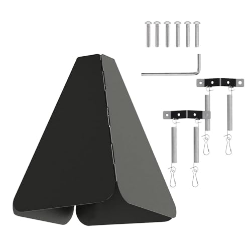 Pared de sonido para ardillas - protección periférica para ardillas para cabañas de pájaros, tope resistente al lavado | protección giratoria para ardillas de chozas de pájaros, resorte integrado para