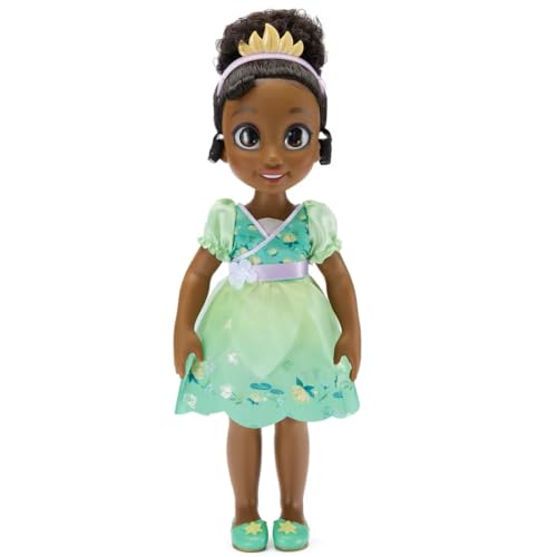 Disney Store Official Tiana Once Upon a Story Doll - 16 Inch Disney Princess Toys Featuring Reflective Eyes with 3D Pupil and Iris, Detailed Costume,...