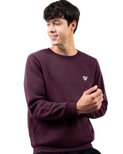 Image of EYEBOGLER Men's Cotton Blend Round Neck Sweatshirt