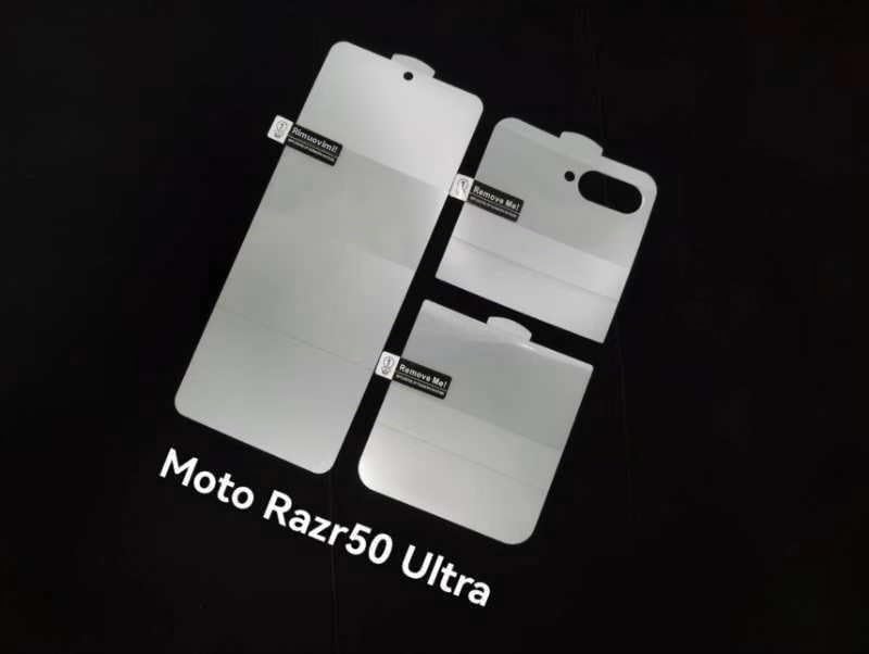 Negugew 2 Pezzi Pellicola Protettiva per Motorola Razr 50 Ultra (6.9), Pellicola idrogel ultrasottile in TPU Morbido Sensibile al Tatto