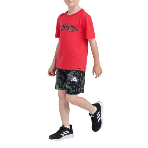 Image of adidas boys Camo Short Set