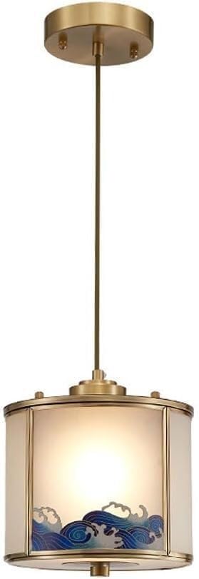 Éclairage de pendentif en verre moderne GWJKG pour salon cosy
