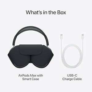 Apple AirPods Max Wireless Over-Ear Headphones, Pro-Level Active Noise Cancellation, Transparency Mode, Personalized Spatial Audio, USB-C Charging, Bluetooth Headphones for iPhone - Starlight — photo 6 of 6