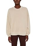ESPRIT Damen Sweatshirt 081ee1j307, Sand, L