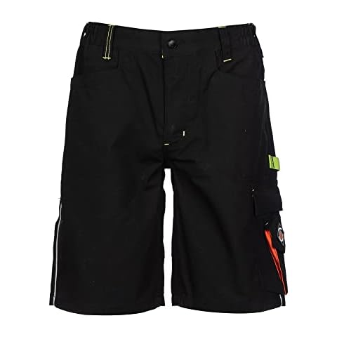 Prisma - Summer Work Shorts with Spacious Cargo Pockets - Black EU52 Cover