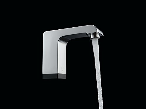 Delta Commercial 601T040 Electronics Single Hole Battery Operated Electronic Bathroom Faucet With Proximity Sensing Technology, Chrome #TOP1