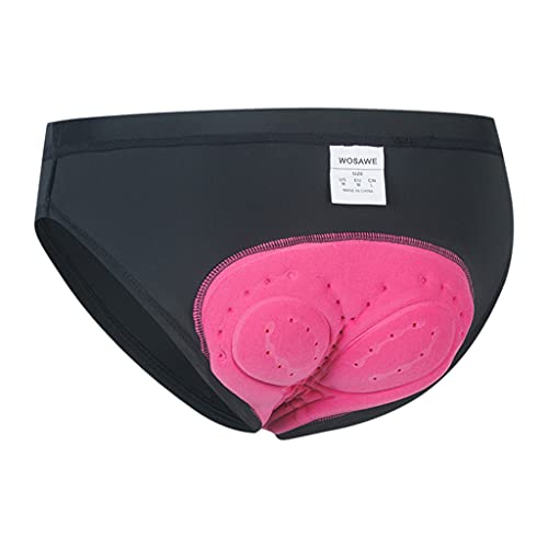 Almencla Adulto Unissex Roupa Íntima De Calções De Acolchoados Em 3D Calcinhas De De Secagem Rápida