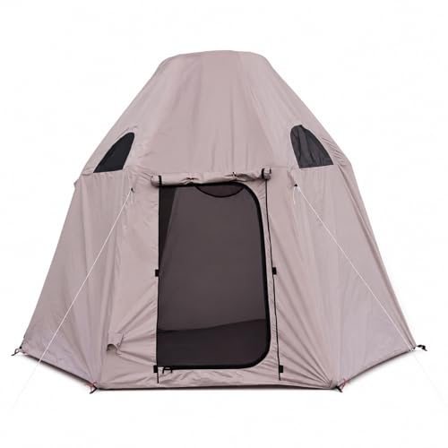 Carpa inflable de tela Oxford caqui para 3-6 personas miniatura 1