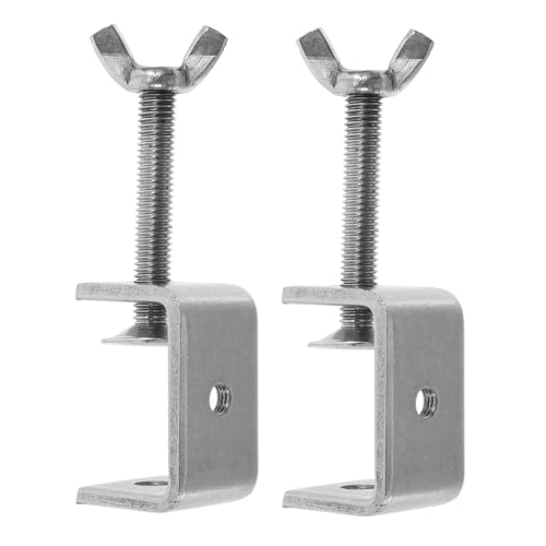 Ciieeo Stainless Steel C-clamps 2pcs Mini Clamps for Woodworking Small Strong