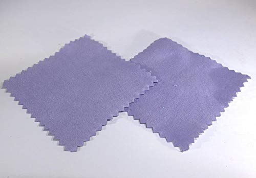 Beautymefashion50 Jewelry polishing cloth, purple color, for sterling silver, antique silver, anti-tarnish (JC151B)