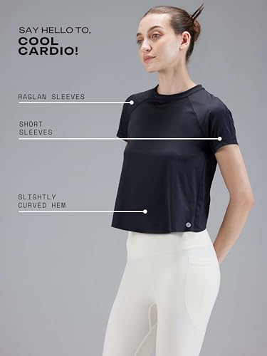 Image of CAVA Overlap Tee for Women | Split Back Mesh Design, Moisture-Wicking, 4-Way Stretch, Anti-Odour, Quick Dry | Activewear T-Shirt