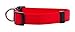 Native Pup Basic Nylon Dog Collar, Adjustable for Small, Medium, Large pet and Puppies Accessories, Cute Colors for Male, Female, boy, Girl, Puppy (Medium, Red)