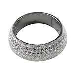 Craedli ID 60mm Car Exhaust Manifold Gasket, Graphite Manifold Flange Donut Gaskets, Auto Exhaust Muffler Gasket Replacement to Prevent Leaking Between Exhaust-Pipe & Exhaust-Manifold(60MM)