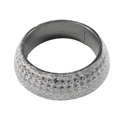 Craedli ID 60mm Car Exhaust Manifold Gasket, Graphite Manifold Flange Donut Gaskets, Auto Exhaust Muffler Gasket Replacement to Prevent Leaking Between Exhaust-Pipe & Exhaust-Manifold(60MM)