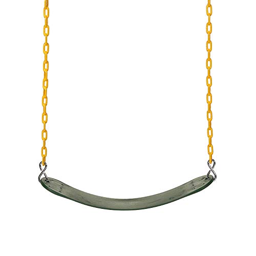Eastern Jungle Gym Heavy-Duty Replacement Swing Seat, Sling Swing With 66" Coated Swing Chains And Snap Hooks - Playground Swing Set Accessories For Kids And Adults #TOP1