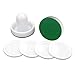 Tabletop Air Hockey Spiel, 2pcs 96mm Air Hockey Pucks Air Hockey Ersatzset Ice Hockey Pushers Pucks Paddles Tischfamilie Weißer Tisch Fußball