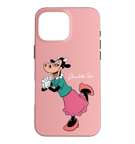 Disney Clarabelle Cow Retro Character Pose Trip Matching Case for iPhone 16 Pro Max