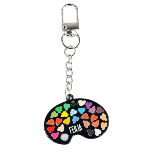 Catálogo para Comprar On-line Tableros de gesso de esta semana. 47 FERJA | Godette – Llavero Paleta De Pintor De Colores, Accesorio Original Para Bolsas, Mochilas Y Regalos Creativos
