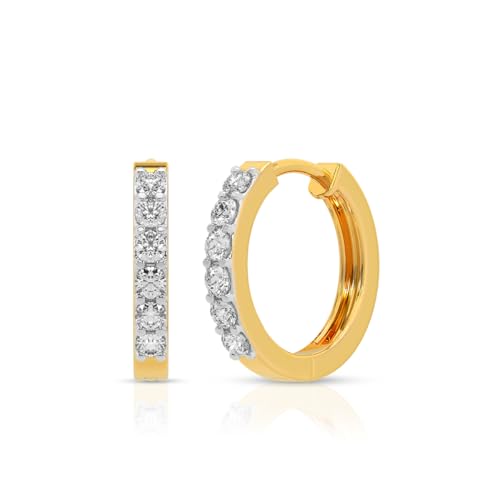 Image of 925 Sterling Silver Hoop Earrings for Women | Hypoallergenic Rhodium Plated Anti-Tarnish Lightweight Silver Hoops | Daily Wear & Office Wear Jewellery | Gift for Wife, Girlfriend, Mother, Sister | Birthday, Anniversary, Rakhi
