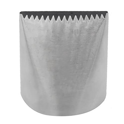 Piping Tips, Stainless Steel Flat Icing Tips Double Sided Flower Mouth Frosting Piping Kit Icing Piping Nozzles Baking Tool for Beginners