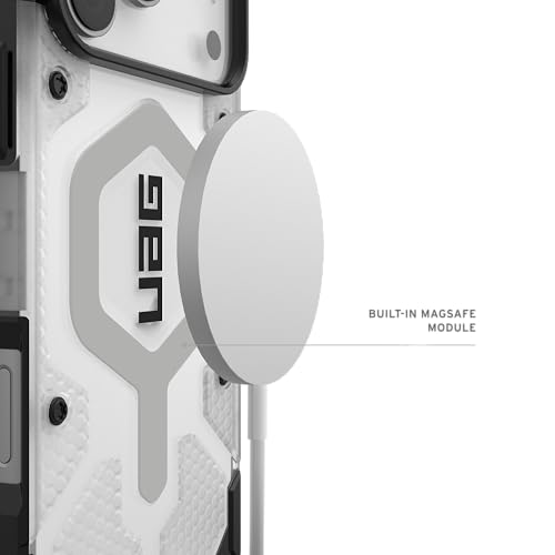 Image of Urban Armor Gear UAG Pathfinder Clear Magnetic Compatible, Rugged Shockproof Anti-Slip Military Grade Protective Case /Cover Designed for iPhone 17 Pro Max (2025) - Ash /Black