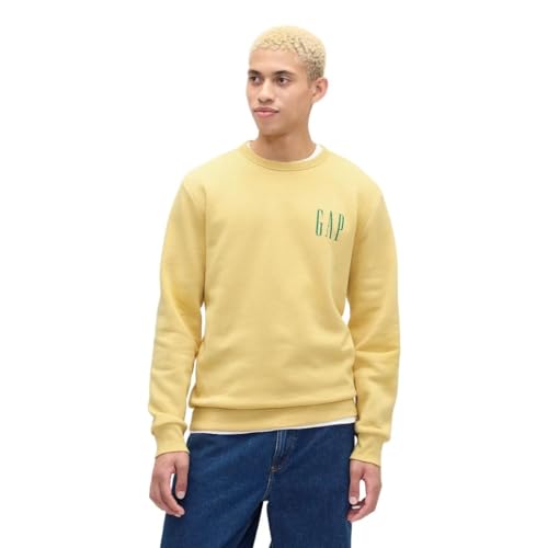 Image of Gap Men Printed Standard Fit Crew Full Sleeve Sweatshirt