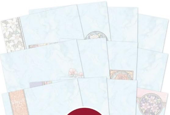 Hunkydory Crafts Stained Glass Florals- Luxury Card Inserts & Papers SGFLORAL102