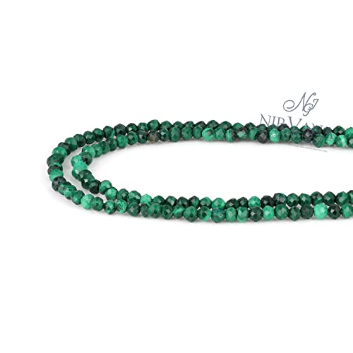 Malachite perles rondes 2mm pour création bijoux DIY collier