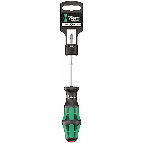 Wera 350 PH Schraubendreher fĂĽr Phillips-Schrauben, PH 2 x 100 mm, 05100052001, Blau