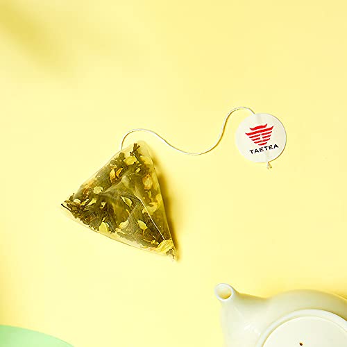 Taetea Puerh Tea Bags, Pu-Erh Assorted Tea Sachets Pack With Aged Fermented Puerh Tea Loose Leaf 12 Bags (Jasmine) #TOP2